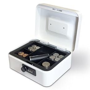 ☘️鍵付きロックボックス 貴重品 薬品保管 シルバー ☘️鍵付きロックボックス 貴重品 薬品保管 シルバー